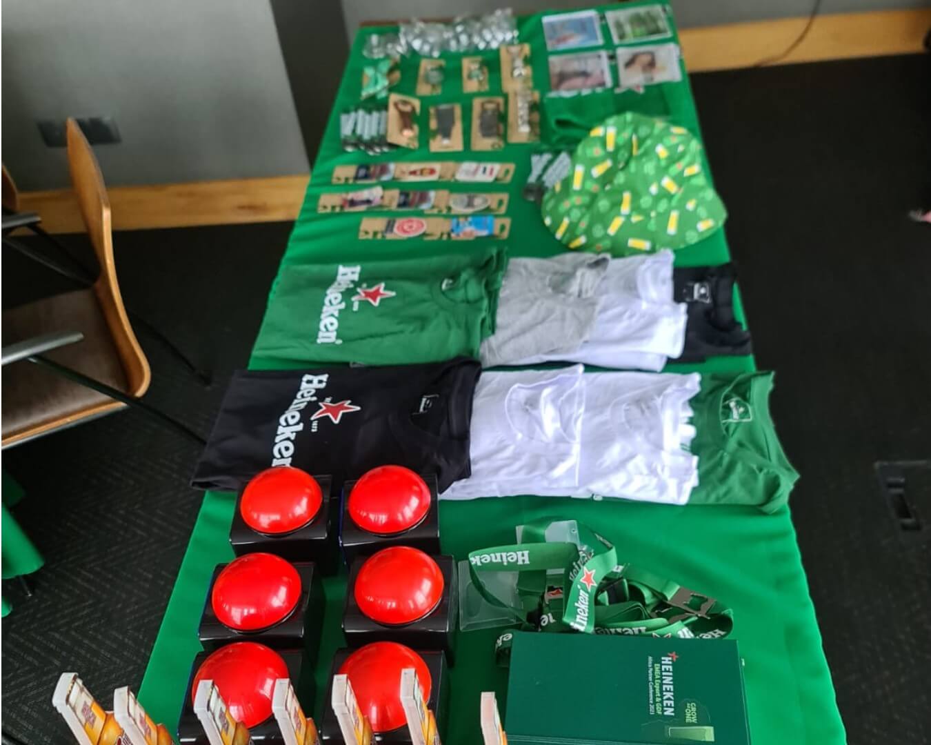 Heineken Display Table